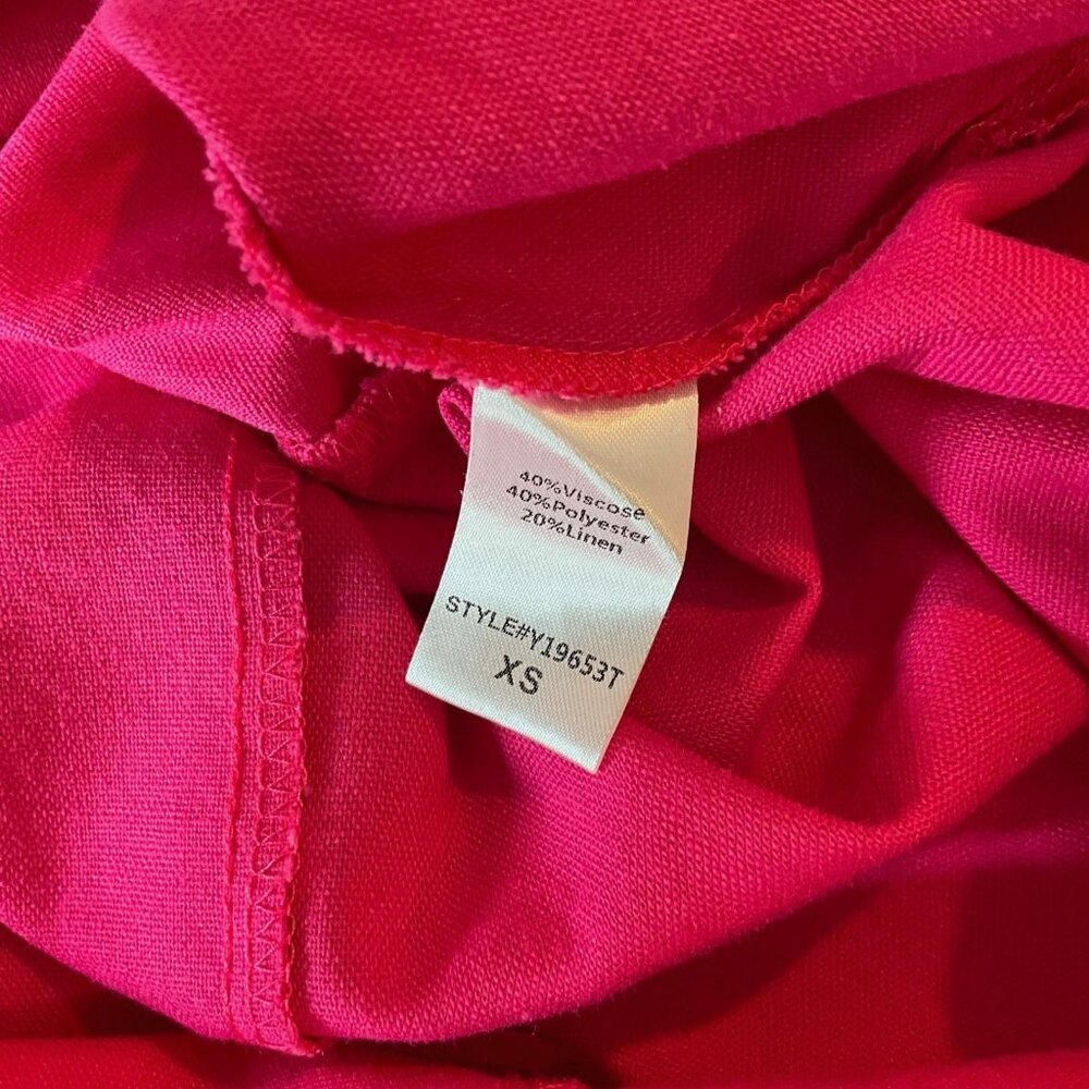 Tuckernuck Pomander Place Valencia Ruffle Shoulder Linen Blend Dress Size XS - Picture 12 of 13